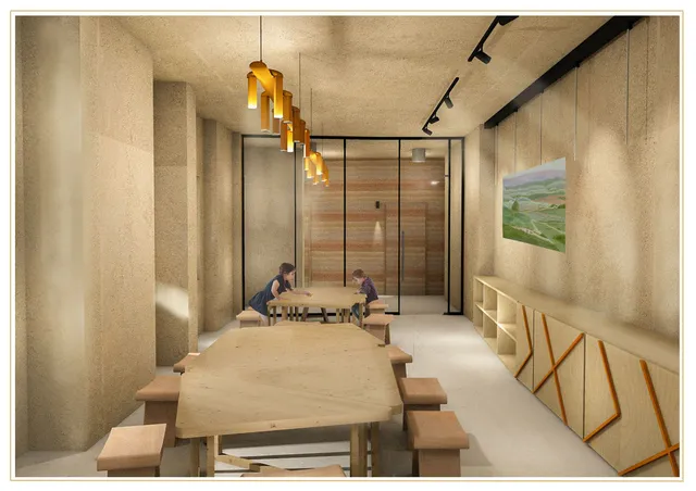 OCRU - Amenajarea unei cafenele cu spațiu artistic interactiv și atelier de creație pentru copii